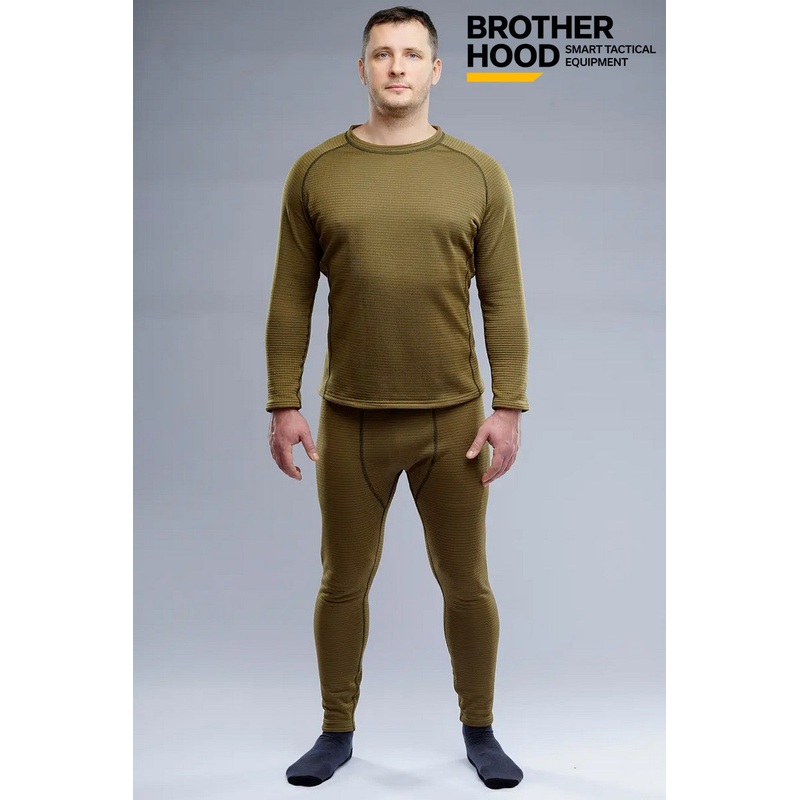 Brotherhood Coyote Thermal Underwear Set - Ultimate Cold Weather Layering
