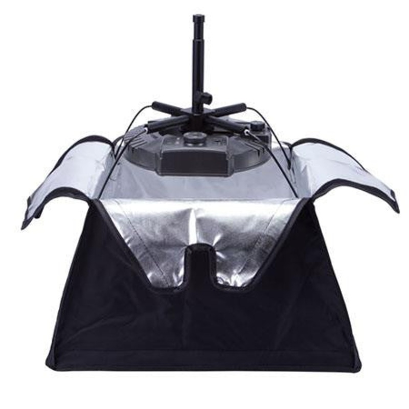 F&V R300 LED Ring Light with RS-1 Softbox 30x40 and Bracket Bundle 118152010001k2