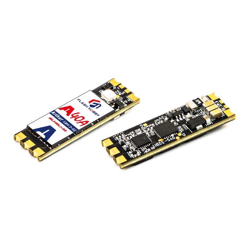 Flashhobby Arthur A40A Slim BLHeli_32 40A Brushless ESC 3-6S LiPo DShot1200 PWM Oneshot Multishot