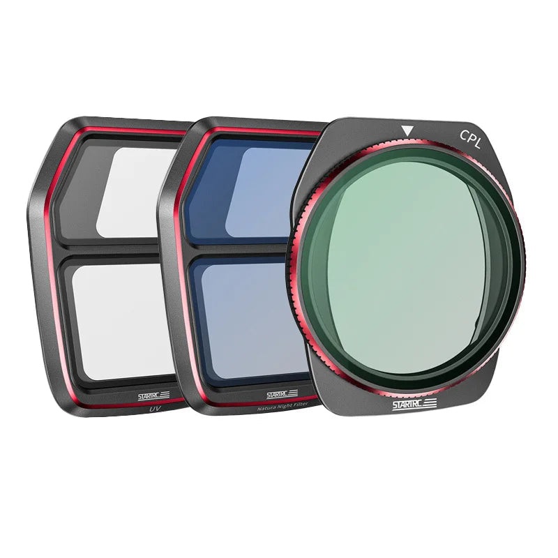 STARTRC Lens Filter for DJI Air 3S/Air 3 CPL, UV, Natural Night Clip-on Aluminum Alloy Filters, 3.4g5.8g UV