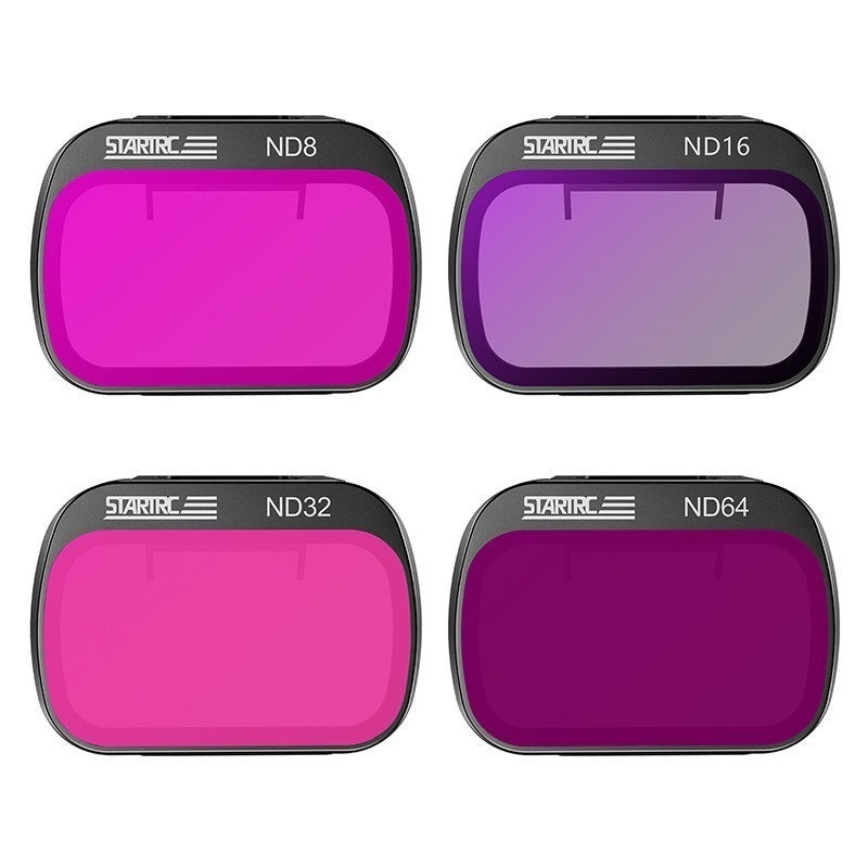 STARTRC ND Filter Set for DJI Mini 4K/Mini 2/Mini 2 SE ND8 ND16 ND32 ND64 Camera ND Filters Kit, 4 Pack 4 Pack