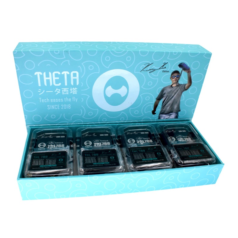Theta Kenny Ko Edition Servo Set - 3x THL788 Cyclic Servos + THL782 Tail Servo, HV High Speed