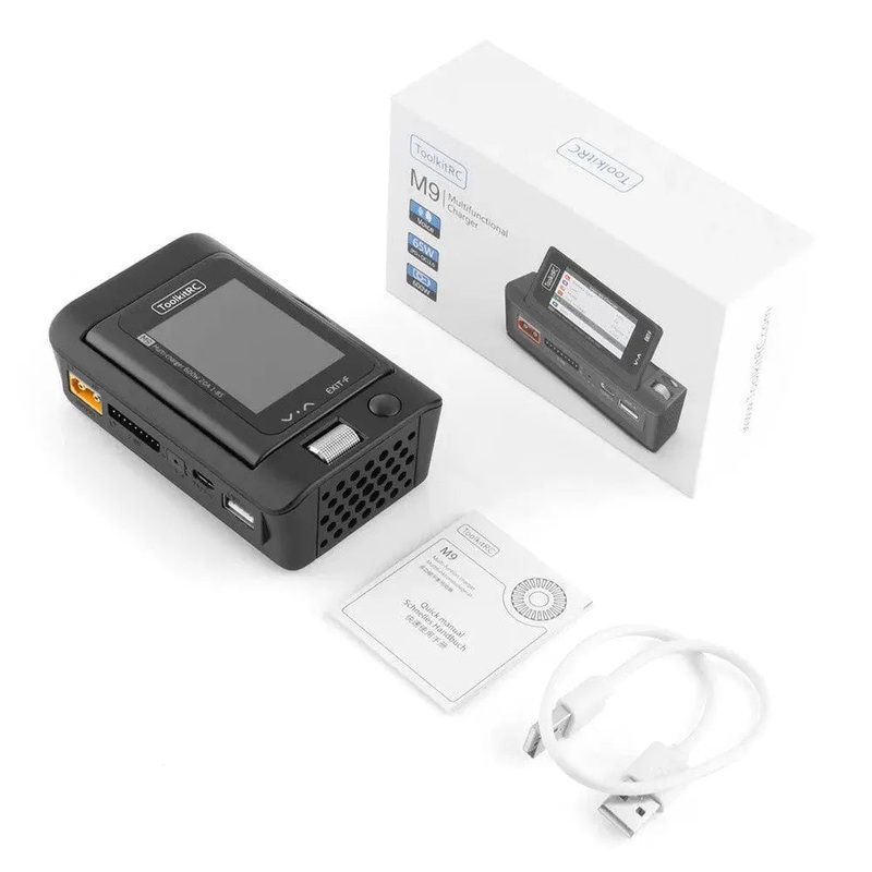 ToolKitRC M9 600W 20A 1-8S Multi Function DC Smart Charger with Audio Function