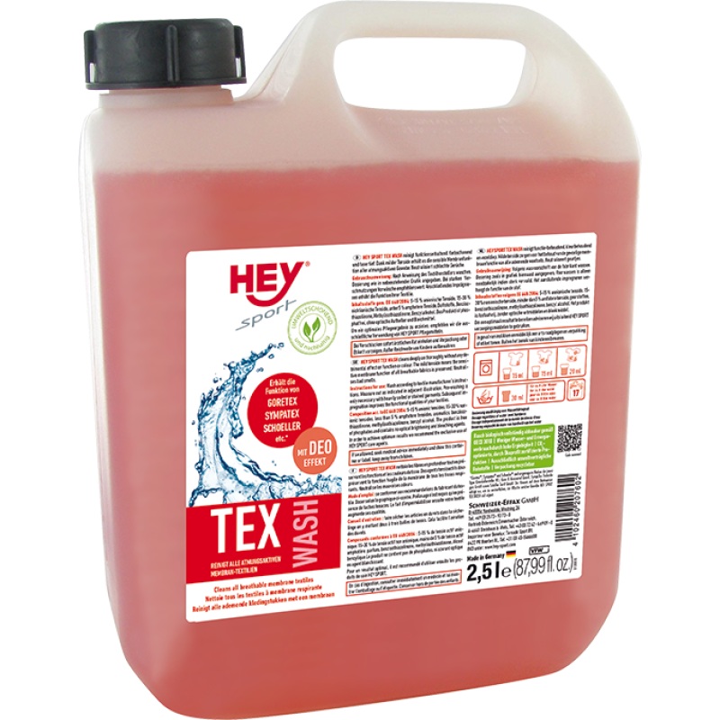 Hey-Sport TEX Wash Fabric Cleaner 2.5L for Membrane Fabrics