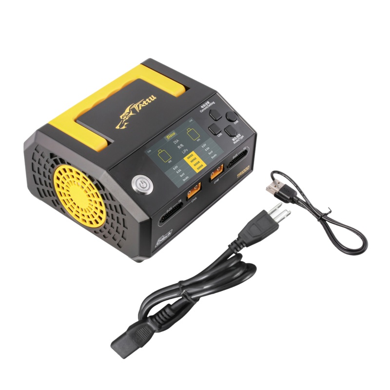 Tattu TA1000 G-Tech Dual-Channel Charger 25A*2 1000W For 1S-7S Drone Battery