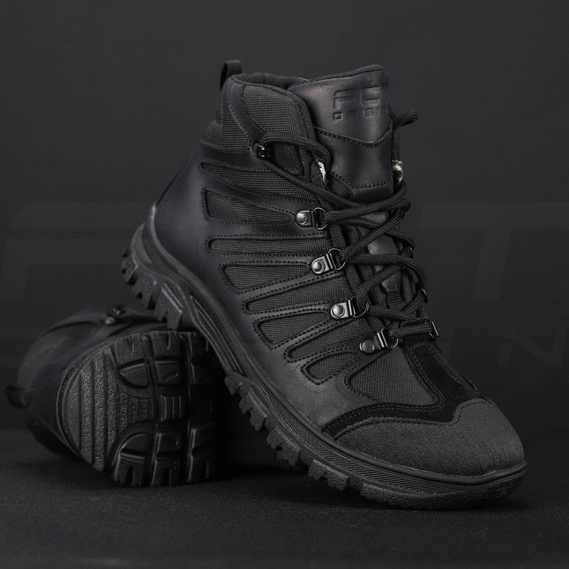 Viking Waterproof Rugged Boots for All-Season Use in Black