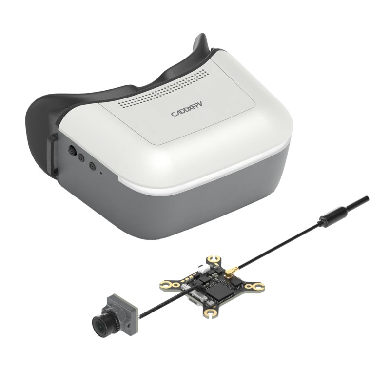 Walksnail Ascent FPV Goggles with Lite VTX Kit, 1080p DVR, 6g VTX, 147 Camera, 35ms, 3km