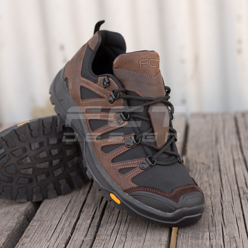 Women's Rugged Viking Leather Sneakers in Brown