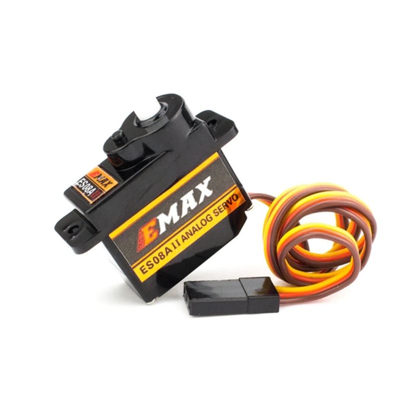 4Pcs EMAX ES08A II Servo - Micro Servo Plastic Gear 1.8kg/Sec For RC Models 4pcs