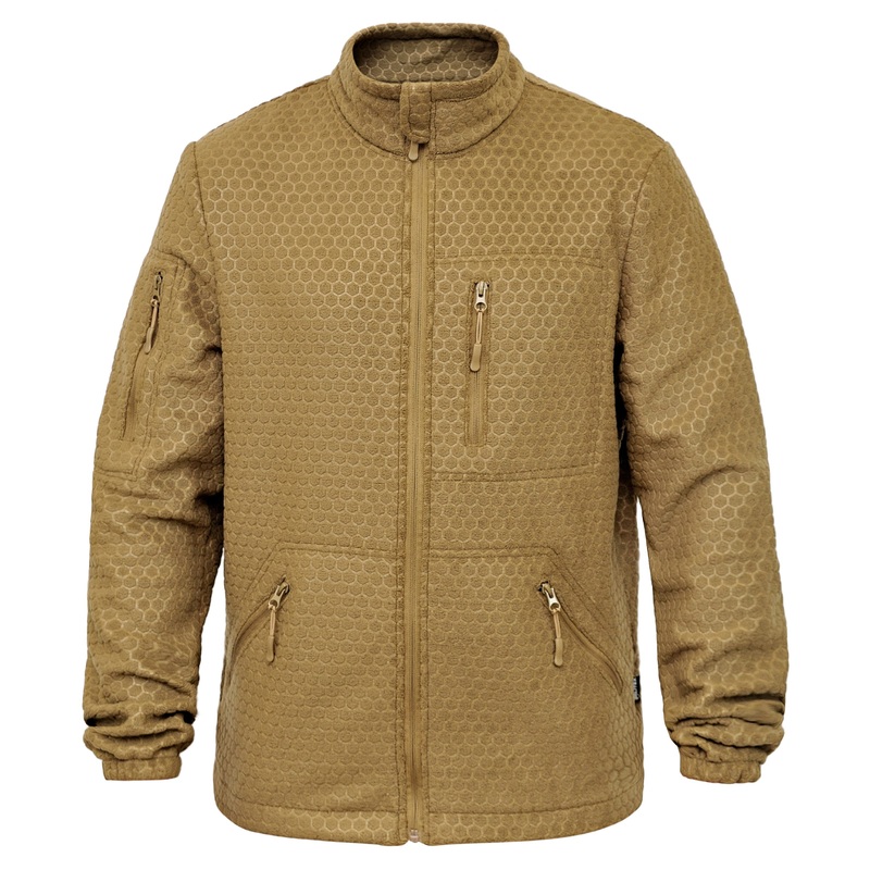 Militex Mod. 4 Coyote Fleece Jacket - Durable Insulating Layer