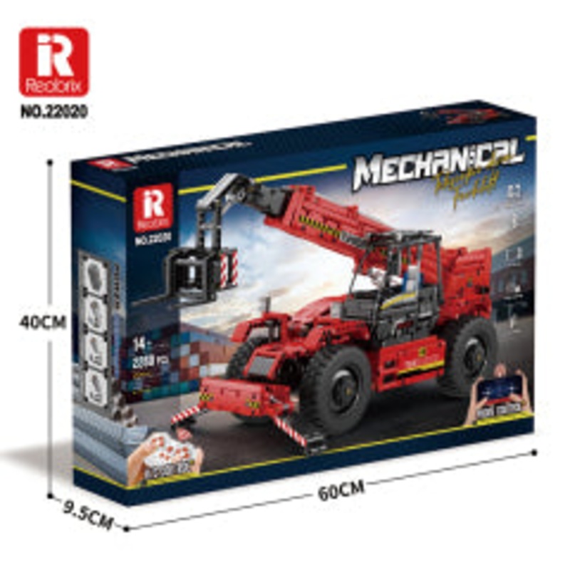 Reobrix Telescopic Arm Forklift Remote Control Version
