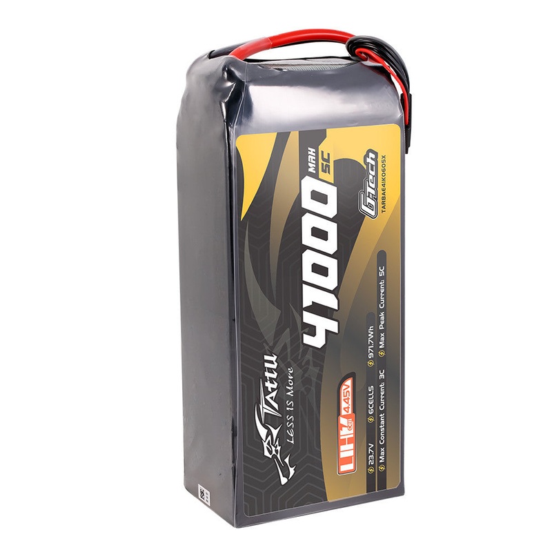 Tattu Ultra High Voltage LiPo Battery 41000mAh 5C 23.7V 6S1P G-Tech with QS8 Plug