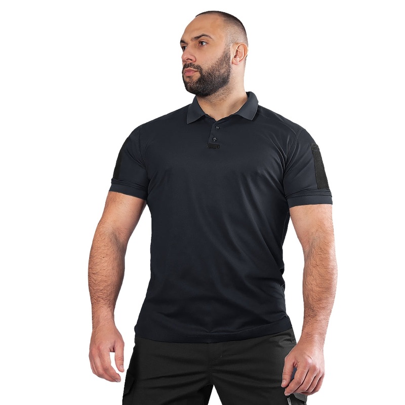 Patrol 2.0 CoolPass Pique LT Dark Blue Polo Shirt - Enhanced Utility