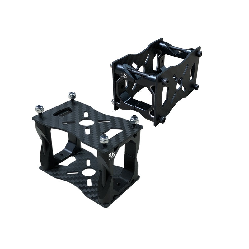 RJX 3K Carbon Fiber Tube Clamp + Motor Mount Bracket Set for 25x38mm / 20x30mm Octagon Tubes