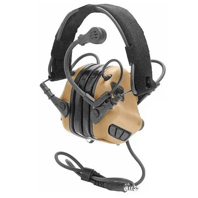 Earmor M32 Rugged Headphones in Coyote Brown