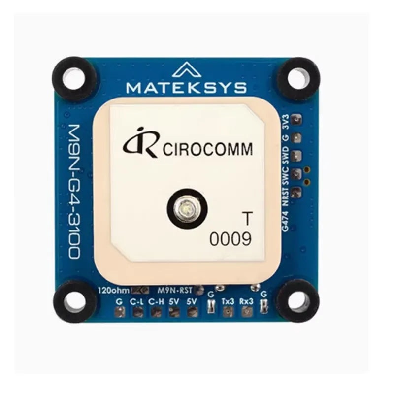 Matek AP_PERIPH DroneCAN GNSS M9N-G4-3100 GPS + RM3100 Compass Peripheral, STM32G474CE