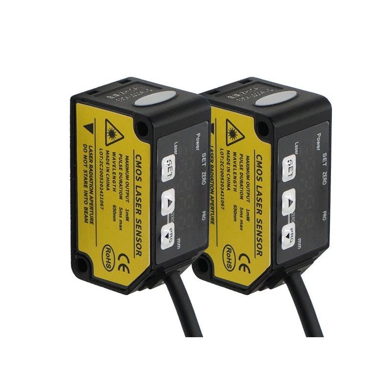 ZHICAN E3CX-LDS Laser Displacement Sensor, Switching/Analog/RS485 for Distance, Thickness, Height E3CX-LDS01N