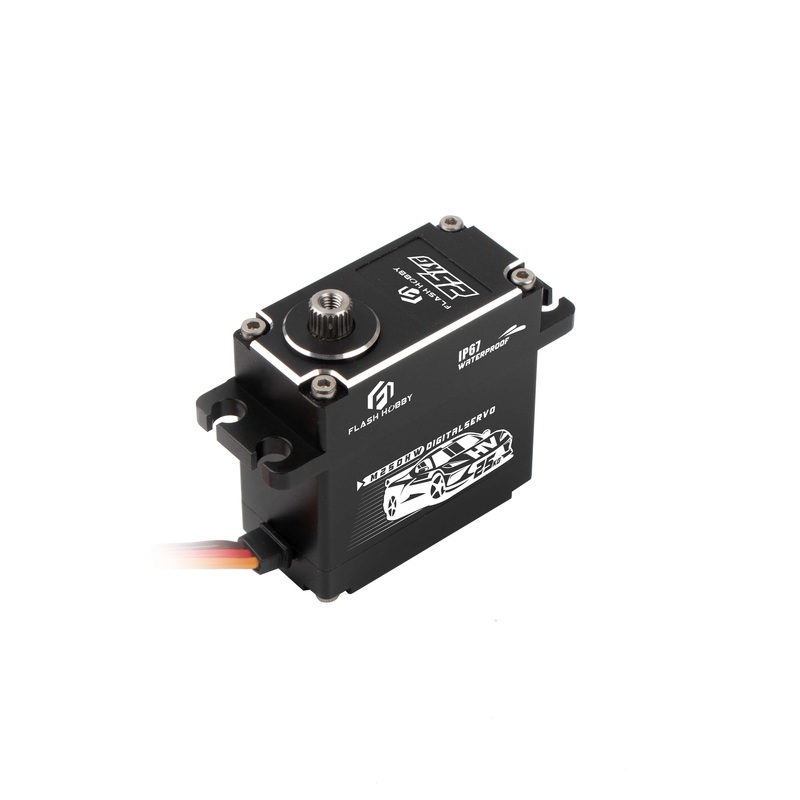 Flashhobby M25DHW Digital Servo 25.9kg-cm 7.4V Iron Core Motor, IP67 Waterproof, 180/270
