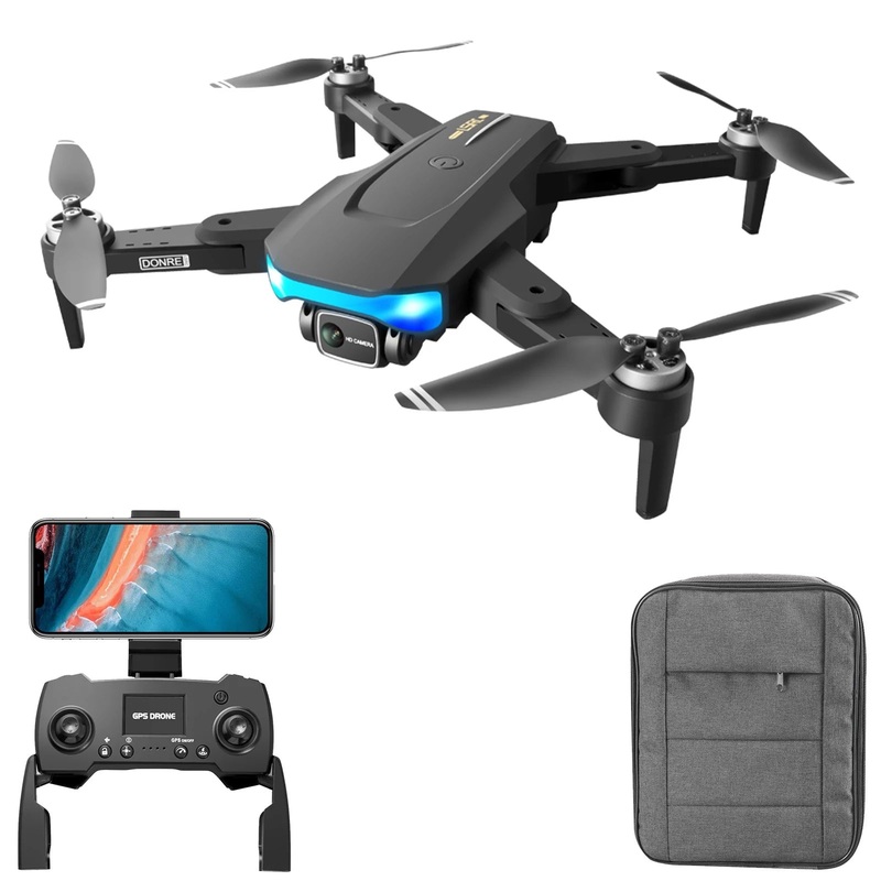 KBDFA LS38 Drone - EIS professional aerial photography Camera Hd 6K HD 5G WIFI Optical Flow Localization Quadcopter Toys Professional Camera Drone 6K- GPS-1Battery