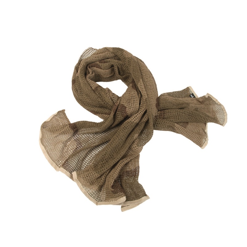 MI-TEC Desert 3-Color Sniper Net Scarf in Vegetato Pattern