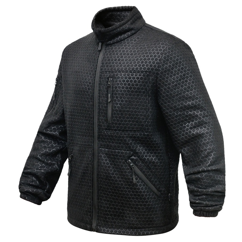 Militex Mod. 4 Black Fleece Jacket - Versatile Outdoor Insulation