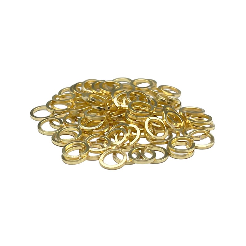 RJX 100pcs SMA Nut Gasket Tooth Washers for SMA Female Connectors - SMA Nut Lock Washer Set
