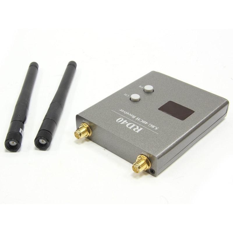 Skyzone RD40 Receiver - 5.8GHZ 40Channel RD40 Raceband Dual Diversity Receiver With A/V and Power Cables For Rc racing drone Quadcopter VS RC832