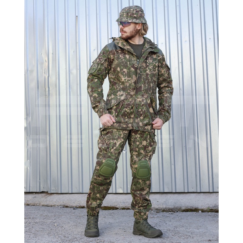 Hir-5 Winter Fleece Suit Predator With Knee And Elbow Pads