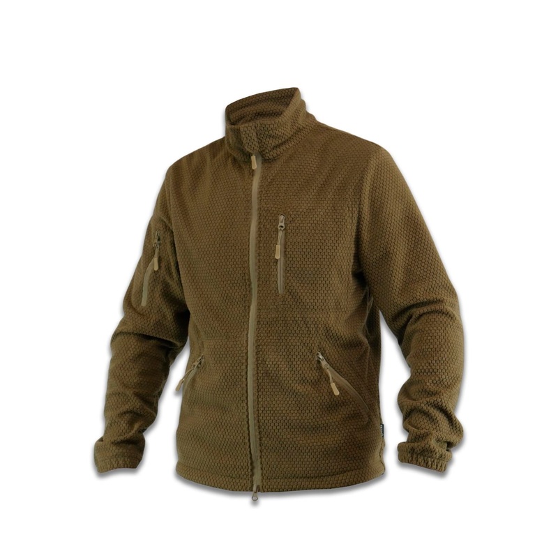 Militex Mod. 5 Coyote Rugged Windproof Fleece Jacket - Ultimate Cold Protection