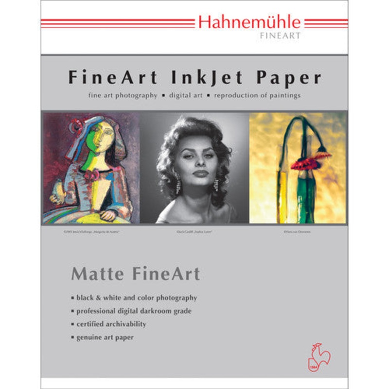 Hahnemuhle Photo Rag 308gsm - 17" x 22" 25 Sheets