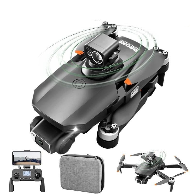 RG109 PRO MAX GPS Drone - RC Distance 1200M Professional Obstacle Avoidance 4K HD Dual HD Camera Brushless Foldable Quadcopter Professional Camera Drone Black-MAX-4K-1B