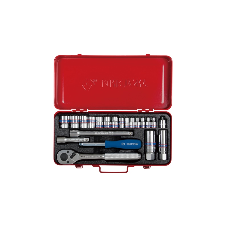 21-Piece 3/8" & 1/4" Socket Set