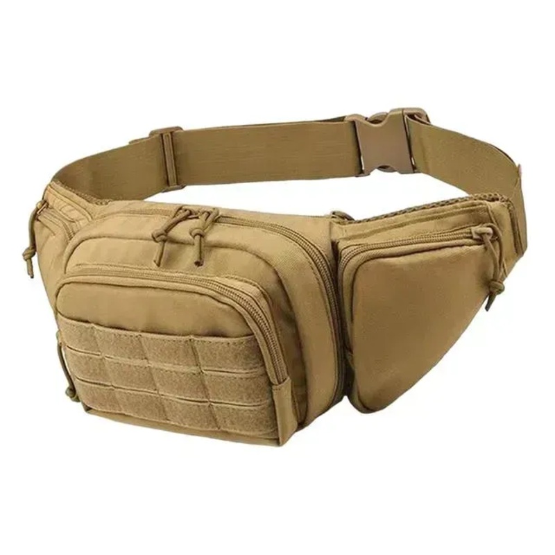 Coyote Fanny Pack with Mesh and Velcro Closure