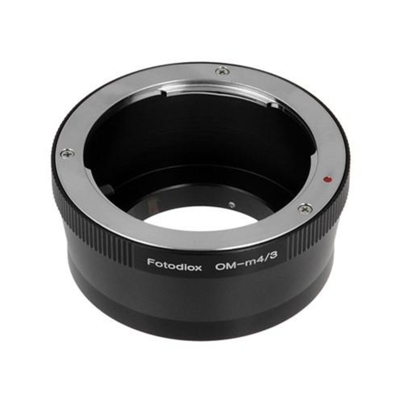 Fotodiox Lens Mount Adapter - Olympus Zuiko (OM) 35mm SLR Lens to Micro Four Thirds (MFT, M4/3) Mount Mirrorless Camera Body