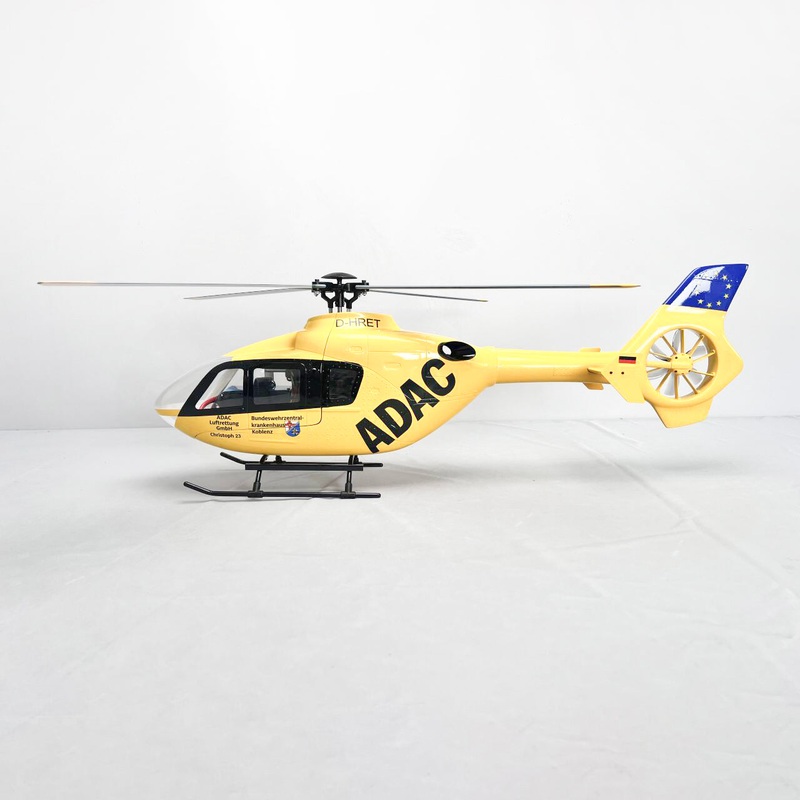Roban 450size EC-135 4 Blades Helicopter RC Helicopter GPS Mode X2 Flight Control System RTF Version Blue tail helicopter