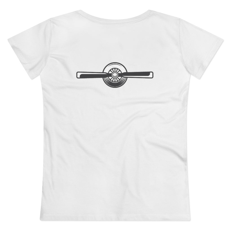 Women's Aviation Propeller T-shirt White