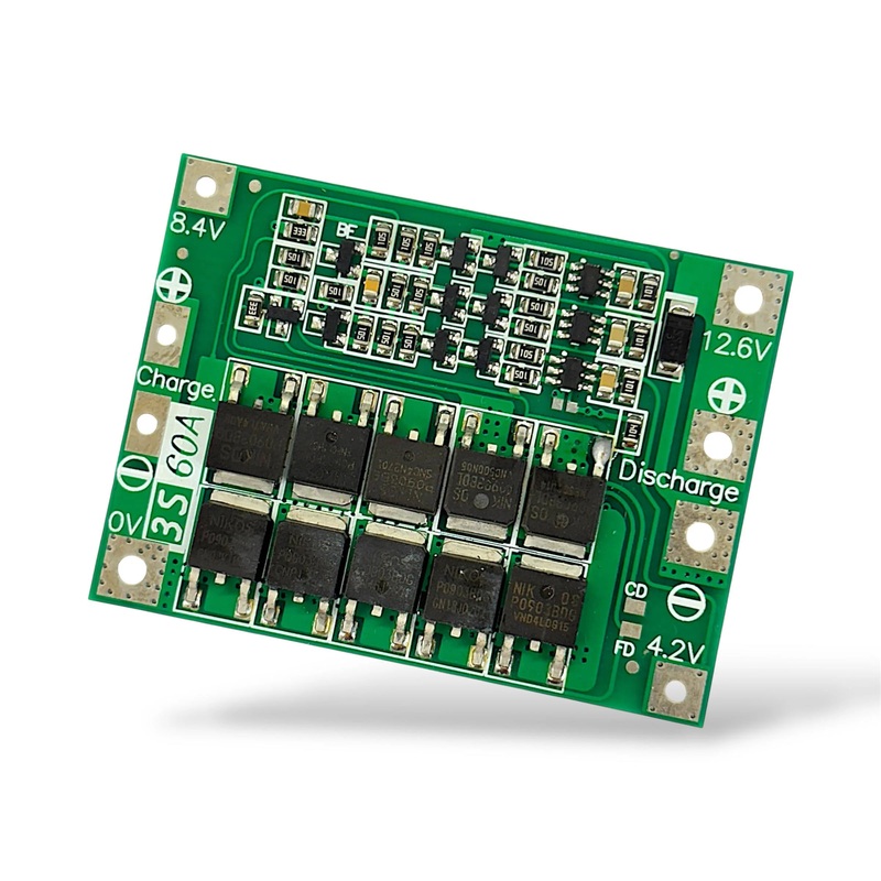 3S 60A Lithium-ion 12V BMS Protection Board | Battery Management System for 18650 Li-ion Battery Pack