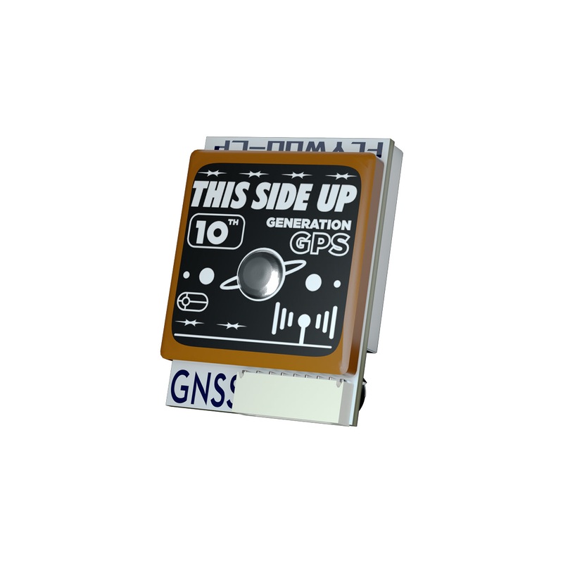 Flywoo GOKU GM10 Nano V3 GPS Module w/Compass, M10050 GNSS, 2.6g, 12x17x5mm, 6-Pin