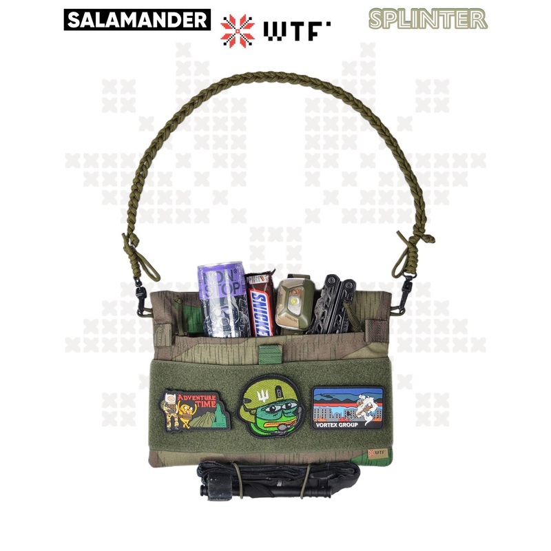 Salamander Splinter Crossbody Bag