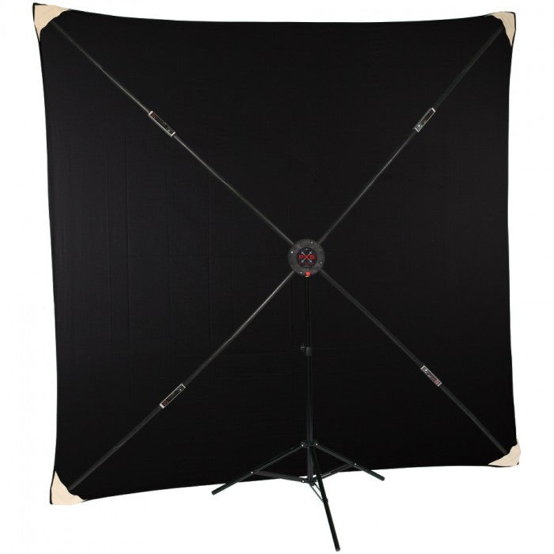 Studio-Assets PXB 8x8' System with Black Muslin Kit