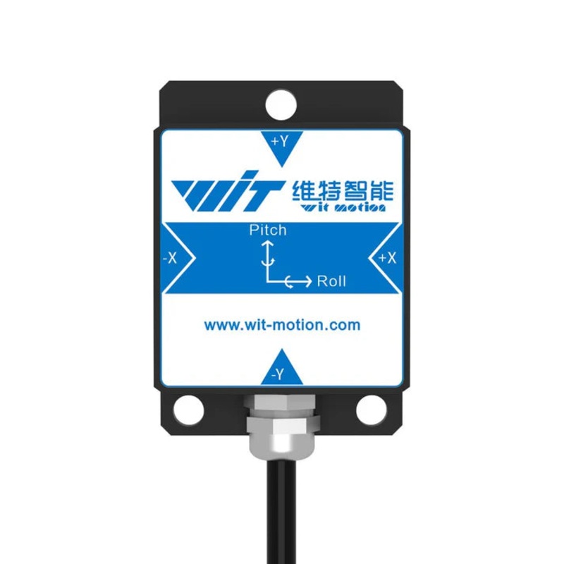 WitMotion SINET Dual-Axis AHRS Tilt Inclinometer, 0.1 Accuracy, 0.01 Resolution, Alarm, RS232/RS485/TTL, IP67 (936V)