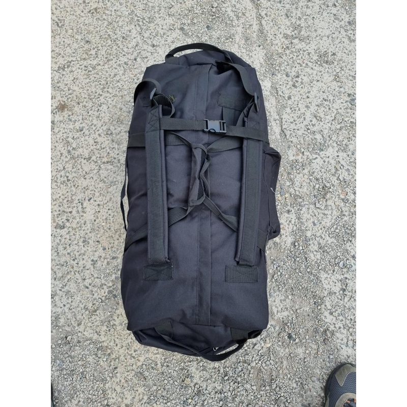 Professional Waterproof Black 80L Transport Duffle Backpack