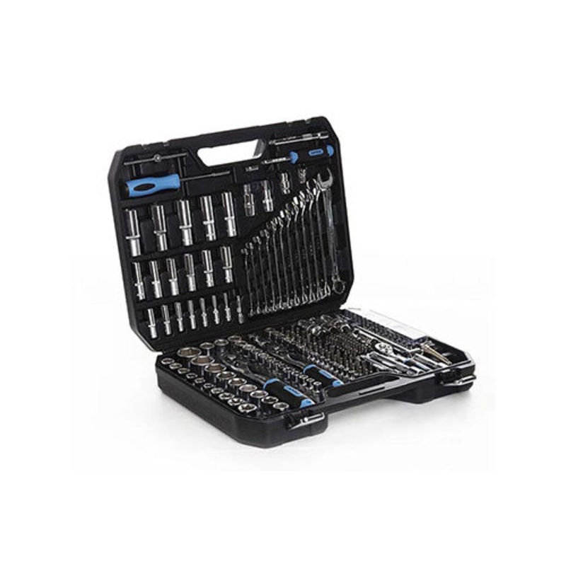 APRO 219-Piece CrV Socket Set with , , Drive and 90 Teeth
