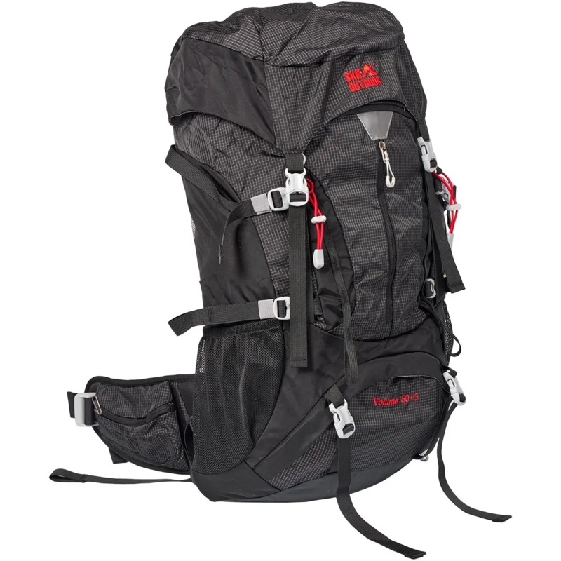 Kif Outdoor Highlander 60 Backpack in Black