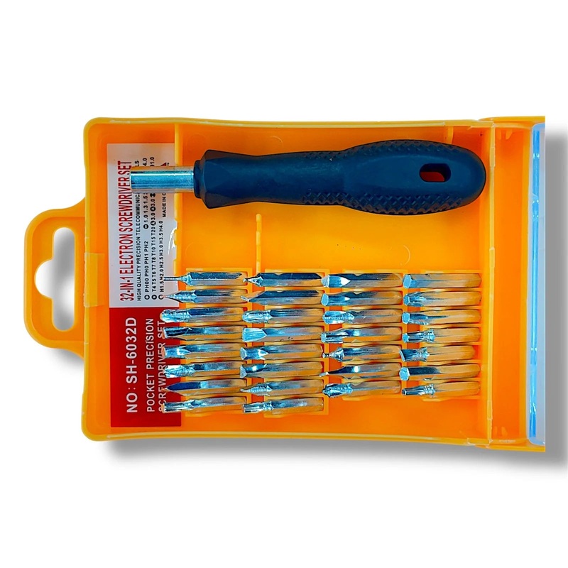 32 in 1 Precision Screwdriver Set (TP-6032D) Multipurpose Magnetic Toolkit for Mobile, Laptop & Electronics Repair