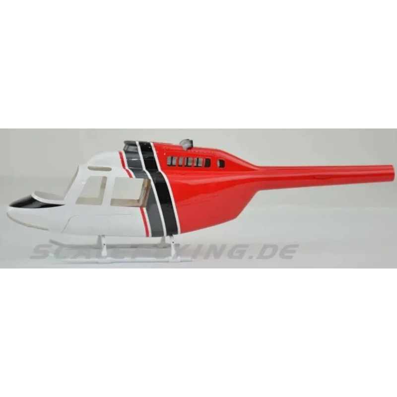 450 Size Bell 206 Helicopter Scale Fuselage Glass Fiber Cover
