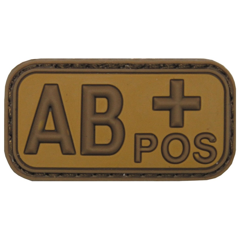 AB(IV) Rh+ Blood Type Patch in Coyote