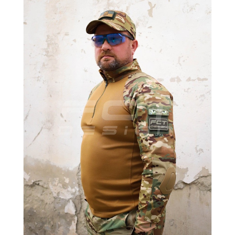 Ubax Rugged Shirt CoolPass Antistatic Multicam With Elbow Pads