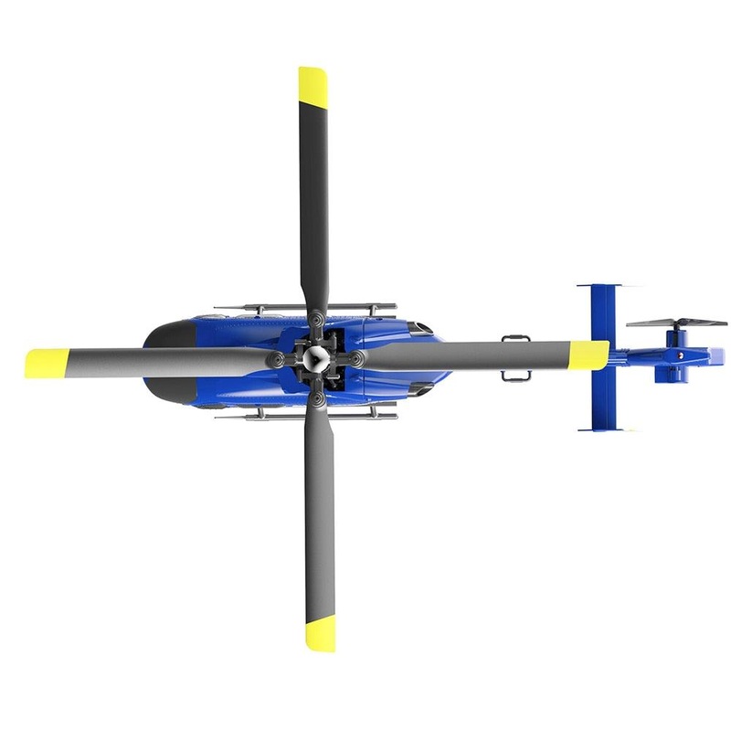 C187 RC Helicopter -2.4G 4CH 6-Axis Gyro Altitude Hold Flybarless EC135 Scale RC Helicopter RTF Mode 1