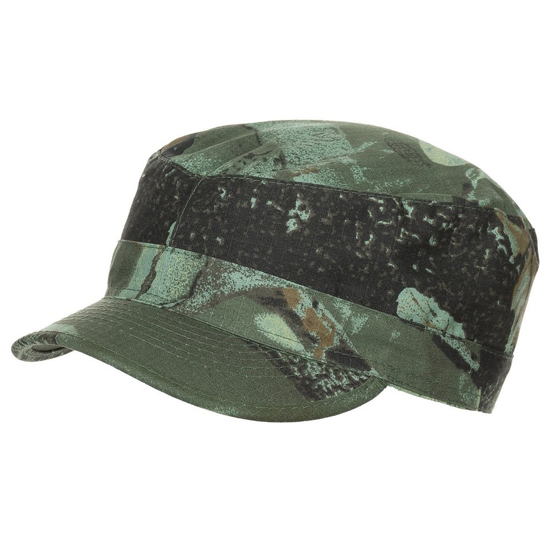 MFH U BDU Rip-Stop Field Cap in Hunter Green Multi-Terrain